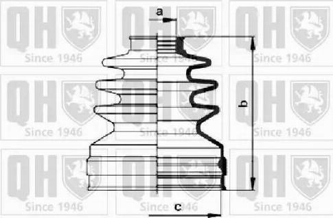 Quinton Hazell QJB1024 - Paljekumi, vetoakseli inparts.fi