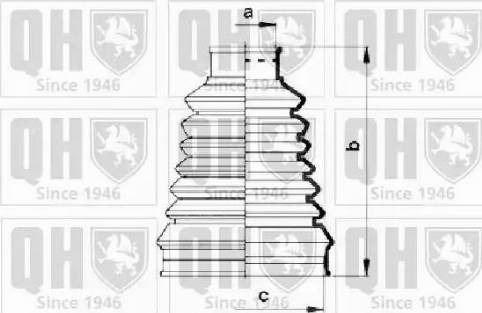 Quinton Hazell QJB880 - Paljekumi, vetoakseli inparts.fi