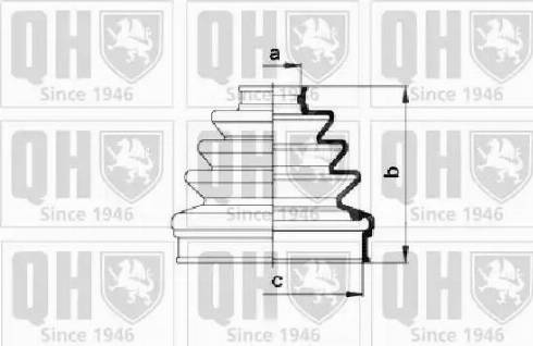 Quinton Hazell QJB824 - Paljekumi, vetoakseli inparts.fi