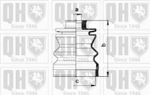 Quinton Hazell QJB361 - Paljekumi, vetoakseli inparts.fi