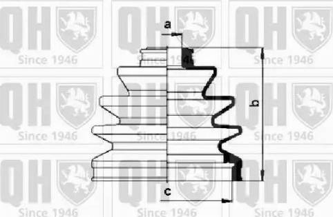 Quinton Hazell QJB288 - Paljekumi, vetoakseli inparts.fi