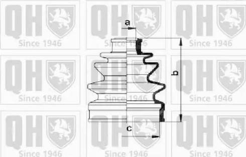 Quinton Hazell QJB766 - Paljekumi, vetoakseli inparts.fi