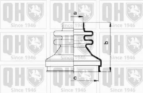 Quinton Hazell QJB789 - Paljekumi, vetoakseli inparts.fi