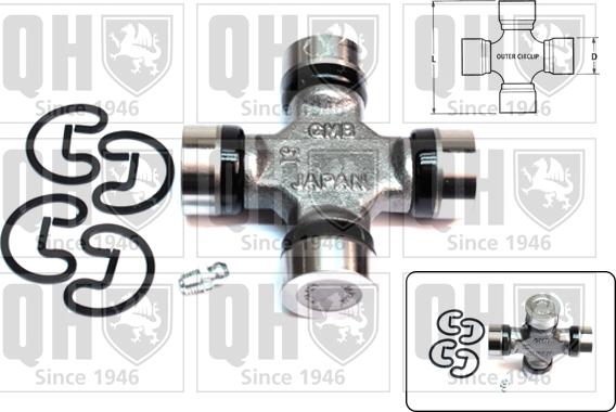 Quinton Hazell QL2104 - Tasausp. ristiakseli inparts.fi