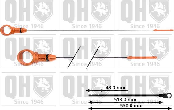 Quinton Hazell QOD156 - Öljytikku inparts.fi
