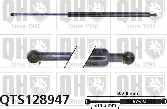 Quinton Hazell QTS128947 - Kaasujousi, tavaratila inparts.fi