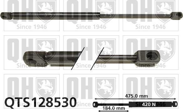 Quinton Hazell QTS128530 - Kaasujousi, tavaratila inparts.fi