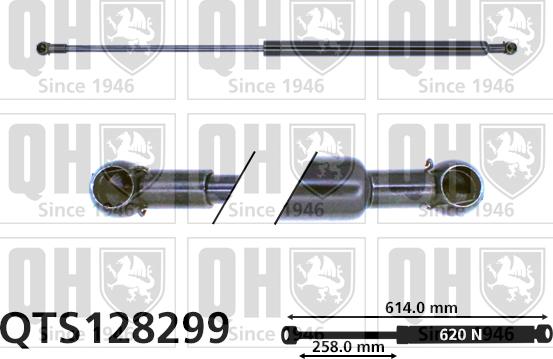 Quinton Hazell QTS128299 - Kaasujousi, tavaratila inparts.fi