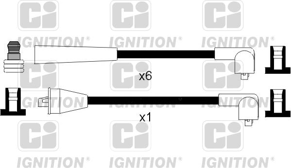 Quinton Hazell XC1001 - Sytytysjohtosarja inparts.fi