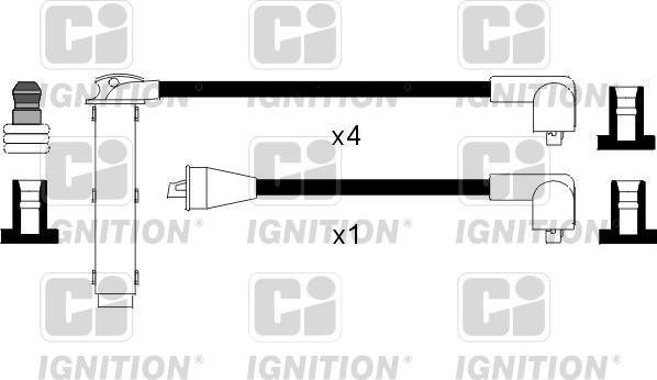 Quinton Hazell XC101 - Sytytysjohtosarja inparts.fi