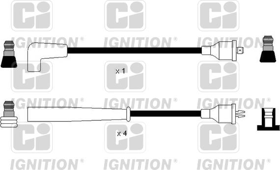 Quinton Hazell XC1166 - Sytytysjohtosarja inparts.fi