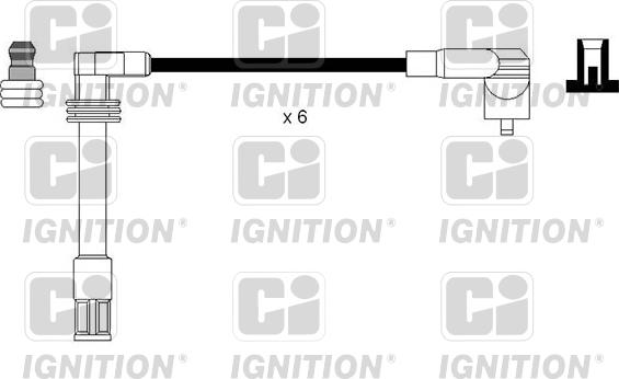 Quinton Hazell XC1122 - Sytytysjohtosarja inparts.fi