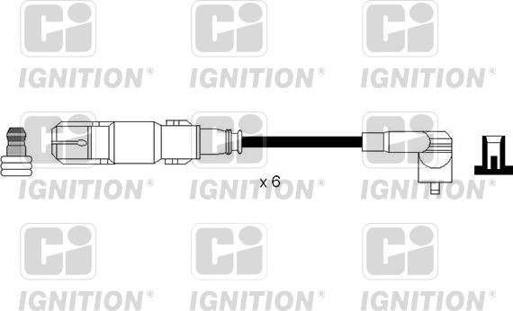 Quinton Hazell XC1203 - Sytytysjohtosarja inparts.fi