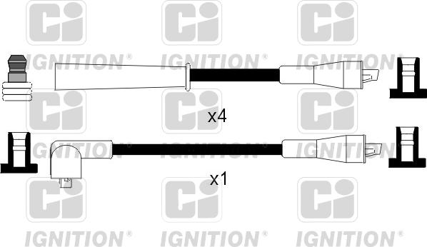 Quinton Hazell XC772 - Sytytysjohtosarja inparts.fi