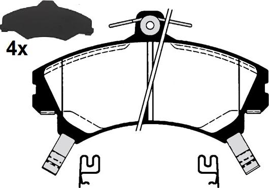 Magneti Marelli 323700038300 - Jarrupala, levyjarru inparts.fi