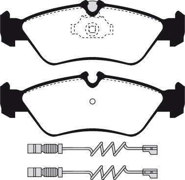 Magneti Marelli PF0323 - Jarrupala, levyjarru inparts.fi