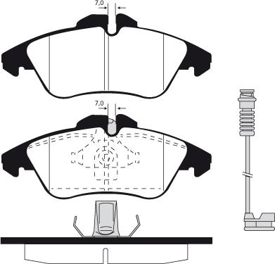 Mercedes-Benz A004 420 55 20 SK - Jarrupala, levyjarru inparts.fi