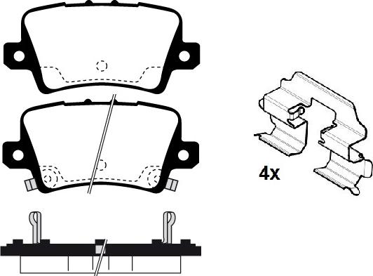 Magneti Marelli 600000100710 - Jarrupala, levyjarru inparts.fi