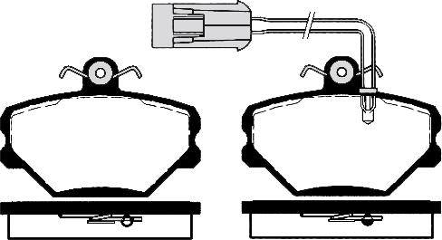 ACDelco AC0581092D - Jarrupala, levyjarru inparts.fi