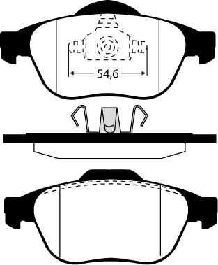 RENAULT 7711946197 - Jarrupala, levyjarru inparts.fi