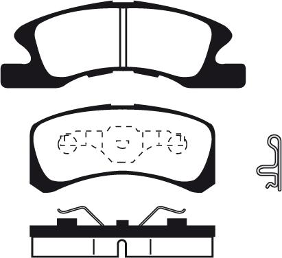 Japanparts JPA609 - Jarrupala, levyjarru inparts.fi