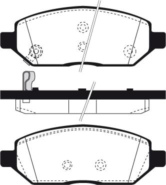 Japanparts JPA0407 - Jarrupala, levyjarru inparts.fi