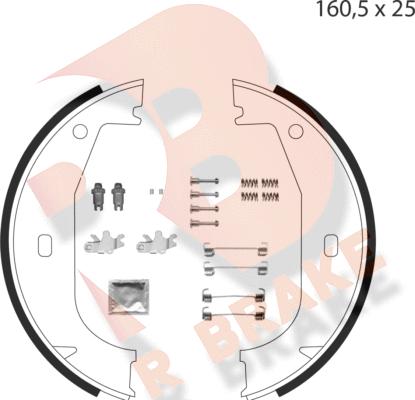 R Brake 79RBPB4000 - Jarrukenkäsarja, seisontajarru inparts.fi