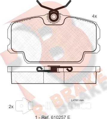 R Brake RB0419-203 - Jarrupala, levyjarru inparts.fi