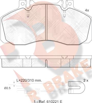 R Brake RB0722 - Jarrupala, levyjarru inparts.fi