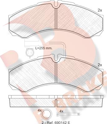 R Brake RB1848 - Jarrupala, levyjarru inparts.fi