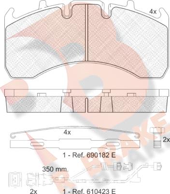 R Brake RB1842-122 - Jarrupala, levyjarru inparts.fi