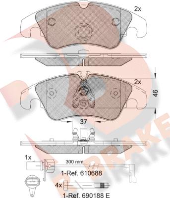 R Brake RB1862-202 - Jarrupala, levyjarru inparts.fi