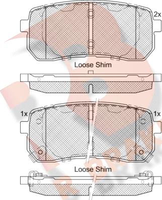 R Brake RB1839-233 - Jarrupala, levyjarru inparts.fi