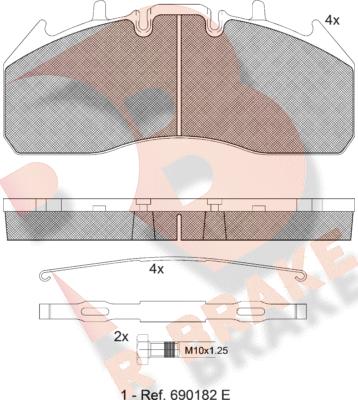 R Brake RB1831-066 - Jarrupala, levyjarru inparts.fi