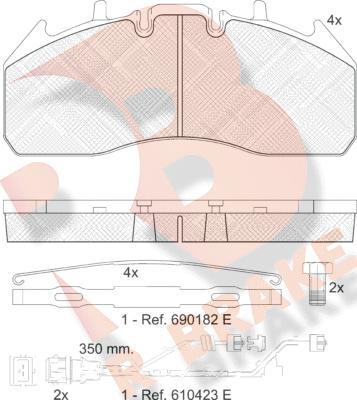 R Brake RB1831-122 - Jarrupala, levyjarru inparts.fi