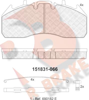 R Brake RB1831 - Jarrupala, levyjarru inparts.fi