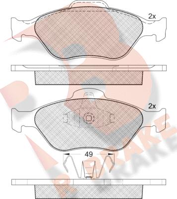 R Brake RB1343 - Jarrupala, levyjarru inparts.fi