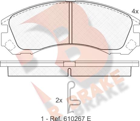 R Brake RB1358 - Jarrupala, levyjarru inparts.fi