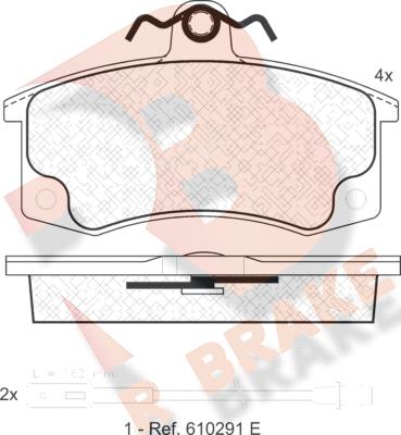 R Brake RB1308 - Jarrupala, levyjarru inparts.fi