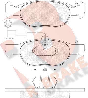 R Brake RB1242 - Jarrupala, levyjarru inparts.fi