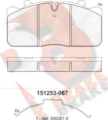 R Brake RB1253 - Jarrupala, levyjarru inparts.fi