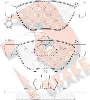 R Brake RB1283 - Jarrupala, levyjarru inparts.fi