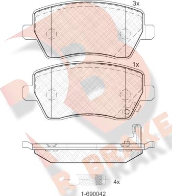 R Brake RB1748 - Jarrupala, levyjarru inparts.fi