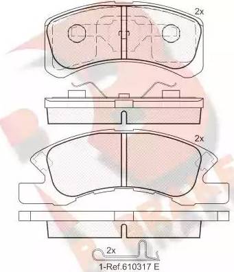 R Brake RB1701 - Jarrupala, levyjarru inparts.fi