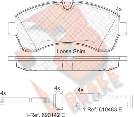 R Brake RB1785-203 - Jarrupala, levyjarru inparts.fi