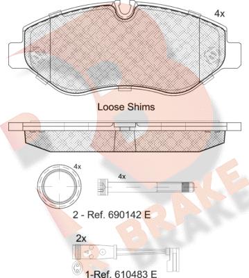 R Brake RB1786-203 - Jarrupala, levyjarru inparts.fi