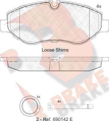 R Brake RB1786 - Jarrupala, levyjarru inparts.fi