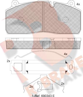 R Brake RB2150-208 - Jarrupala, levyjarru inparts.fi