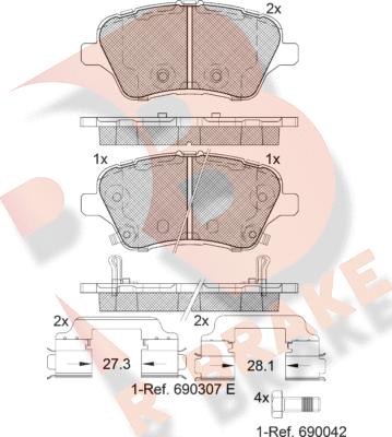 R Brake RB2108-203 - Jarrupala, levyjarru inparts.fi