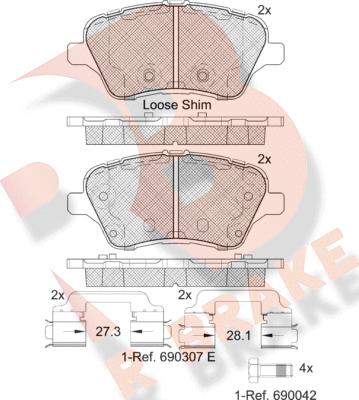 R Brake RB2108 - Jarrupala, levyjarru inparts.fi